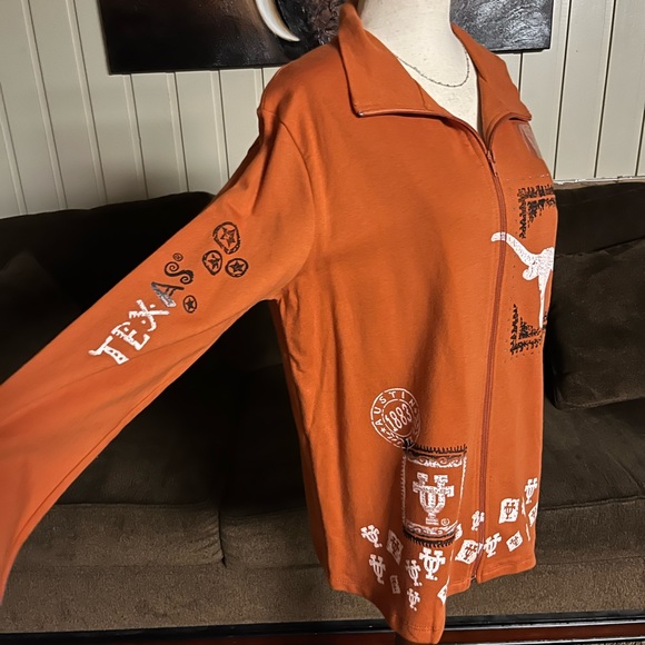 P. Michael • Texas Longhorn • Orange • Collegiate Apparel • Medium • Jacket •New - Picture 5 of 16